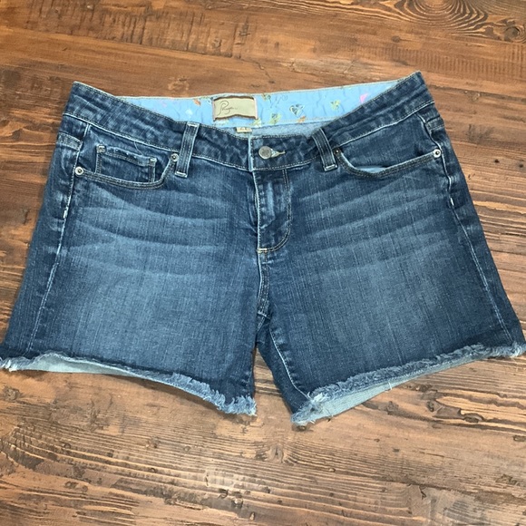 Paige Roll-Up Denim Shorts - Picture 5 of 5